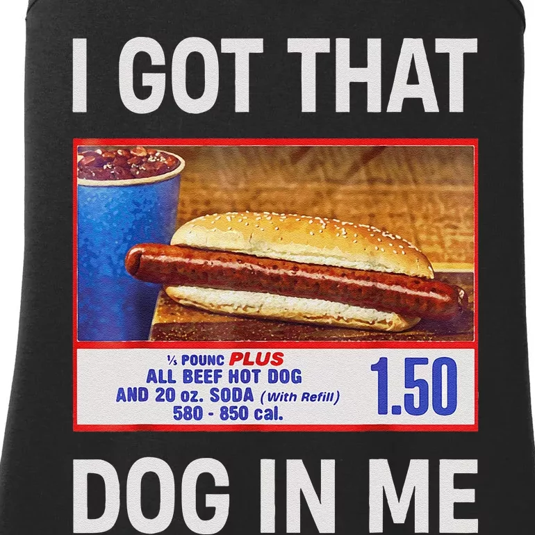 I Got That Dog In Me Funny Hotdogs Combo 4th Of July Dad Mom Gift Ladies Essential Tank