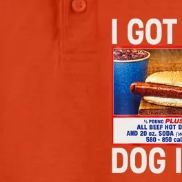 I Got That Dog In Me Funny Hotdogs Combo 4th Of July Dad Mom Dry Zone Grid Performance Polo