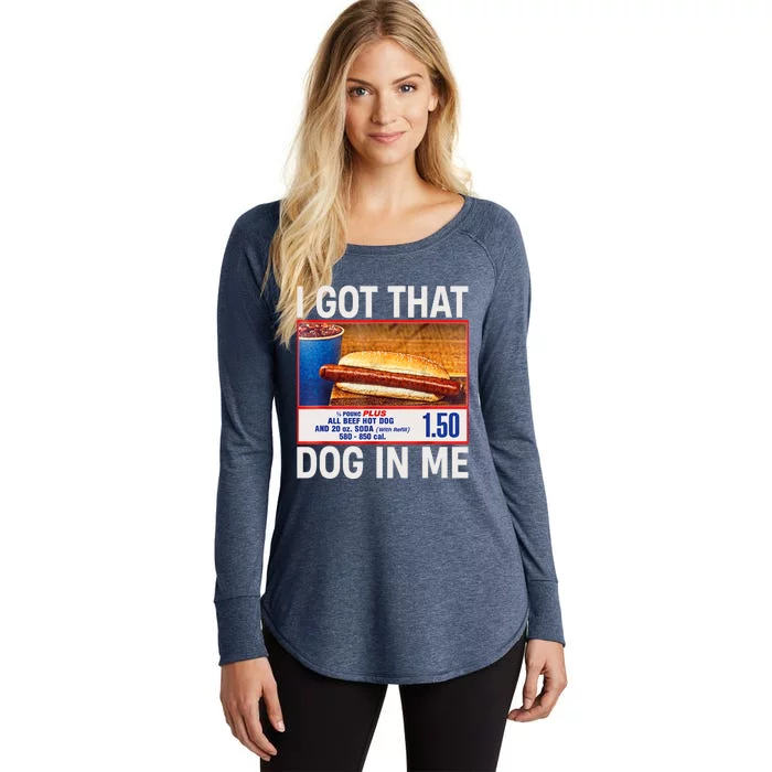 I Got That Dog In Me Funny Hotdogs Combo 4th Of July Dad Mom Women's Perfect Tri Tunic Long Sleeve Shirt