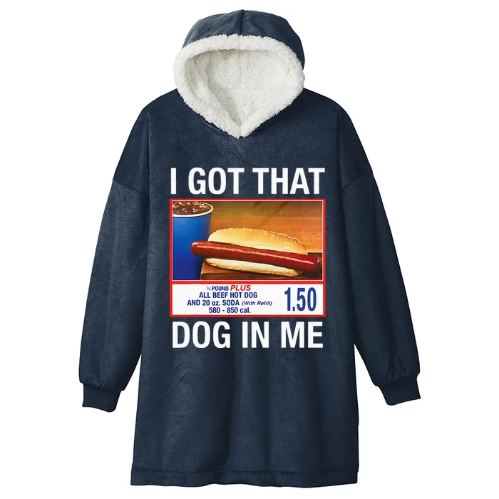 I Got That Dog In Me Hooded Wearable Blanket