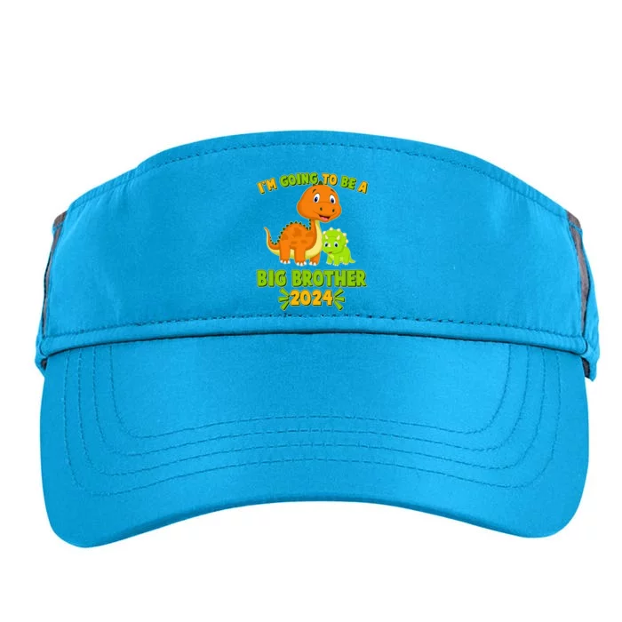 IM Going To Be A Big Brother 2024 Cute Dinosaurs Adult Drive Performance Visor