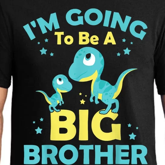 I'm Going To Be A Big Brother Family Dinosaur Cute Funny Pajama Set