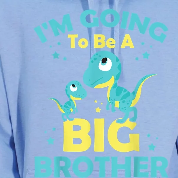 I'm Going To Be A Big Brother Family Dinosaur Cute Funny Unisex Surf Hoodie