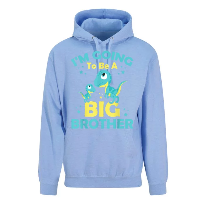 I'm Going To Be A Big Brother Family Dinosaur Cute Funny Unisex Surf Hoodie