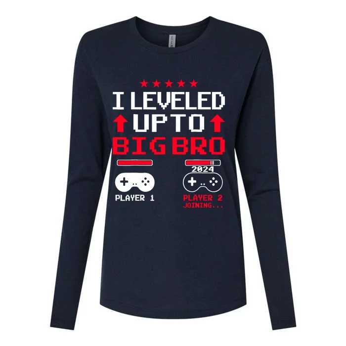 IM Going To Be A Big Brother 2024 I Leveled Up To Big Bro Womens Cotton Relaxed Long Sleeve T-Shirt