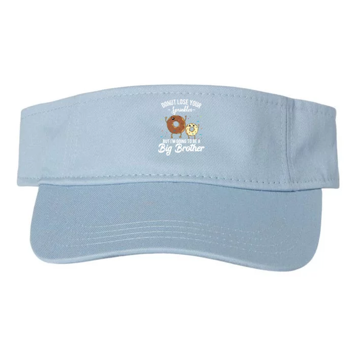 I'm Going To Be A Big Brother Pregnancy Announcement Quote Valucap Bio-Washed Visor