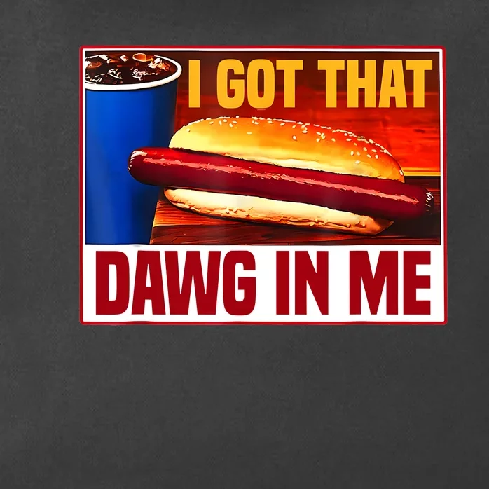 I Got That Dawg In Me Hotdog Funny Saying Meme Zip Tote Bag