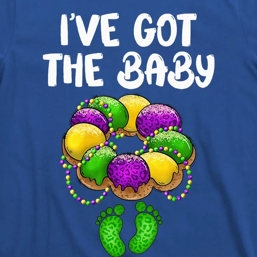 I Got The Baby Pregnancy Announcement Mardi Gras Family T-Shirt