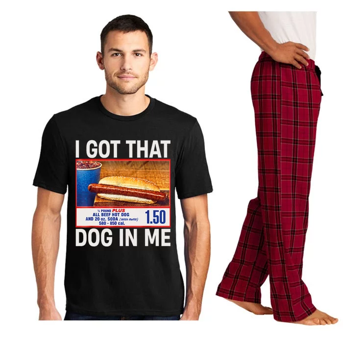 I Got That Dog In Me Funny Hotdogs Combo 4th Of July Mom Dad Pajama Set