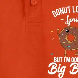 I'm Going To Be A Big Brother Birth Baby Announcement Donut Dry Zone Grid Performance Polo