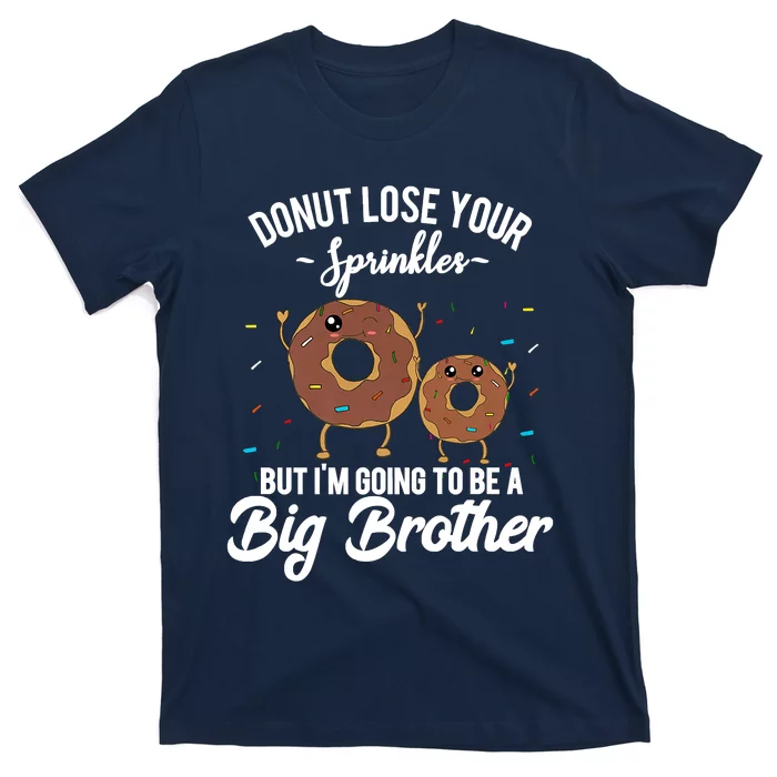 I'm Going To Be A Big Brother Birth Baby Announcement Donut T-Shirt