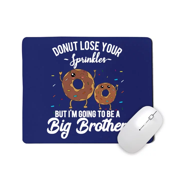 I'm Going To Be A Big Brother Birth Baby Announcement Donut Mousepad