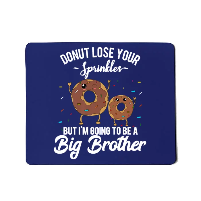 I'm Going To Be A Big Brother Birth Baby Announcement Donut Mousepad