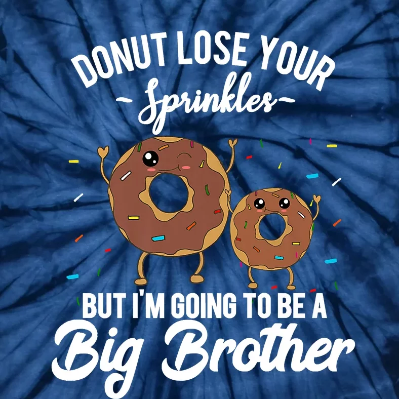 I'm Going To Be A Big Brother Birth Baby Announcement Donut Tie-Dye T-Shirt