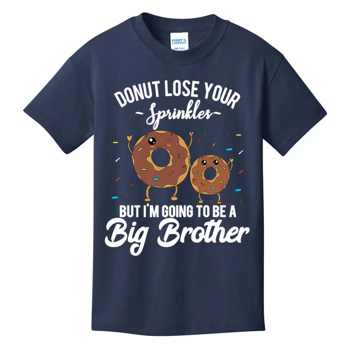 I'm Going To Be A Big Brother Birth Baby Announcement Donut Kids T-Shirt