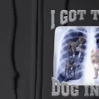 I Got That Dog In Me Xray Meme Full Zip Hoodie