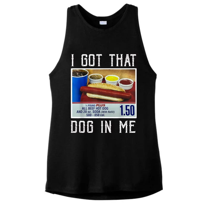 I Got That Dog In Me Ladies Tri-Blend Wicking Tank