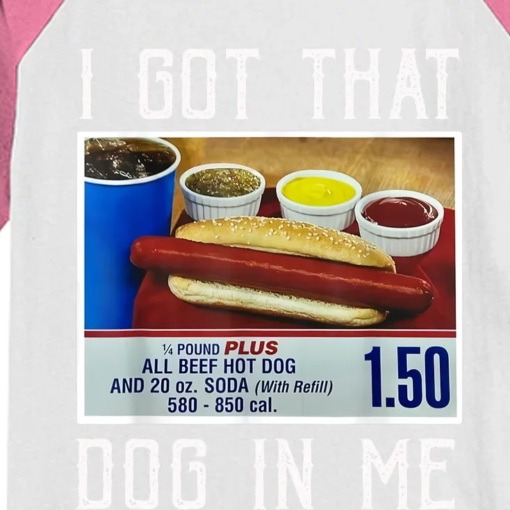 I Got That Dog In Me Kids Colorblock Raglan Jersey