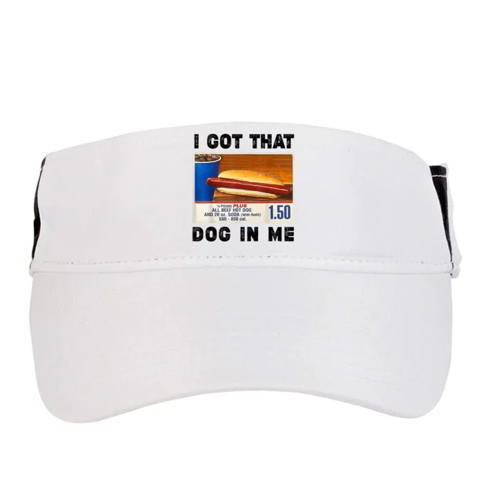 I Got That Dog In Me Funny Adult Drive Performance Visor