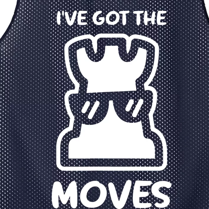 I Got The Moves Chess Mesh Reversible Basketball Jersey Tank