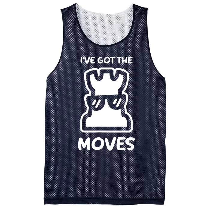 I Got The Moves Chess Mesh Reversible Basketball Jersey Tank