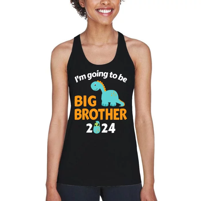 IM Going To Be Big Brother 2024 For Pregnancy Announcement Women's Racerback Tank