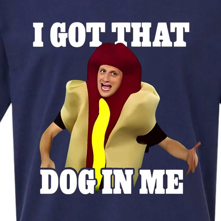 I Got That Dog In Me Hot Dog Costume In Me Sueded Cloud Jersey T-Shirt