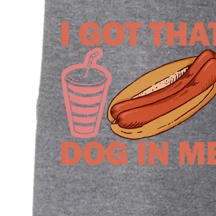 I Got That Dog In Me Double Hotdog Funny Doggie 3-End Fleece Hoodie