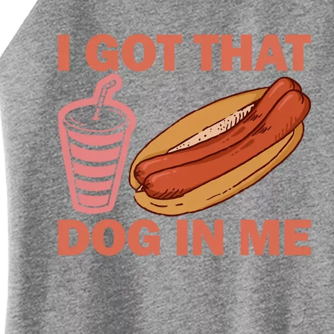 I Got That Dog In Me Double Hotdog Funny Women’s Perfect Tri Rocker Tank