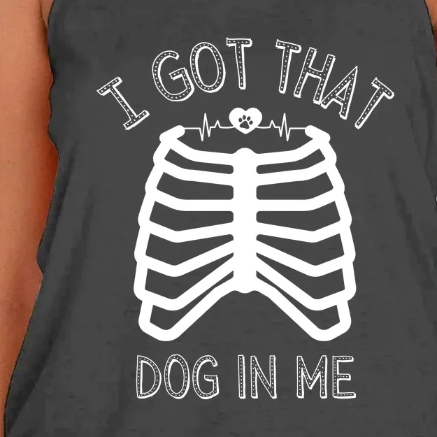 I Got That Dog In Me Women's Knotted Racerback Tank