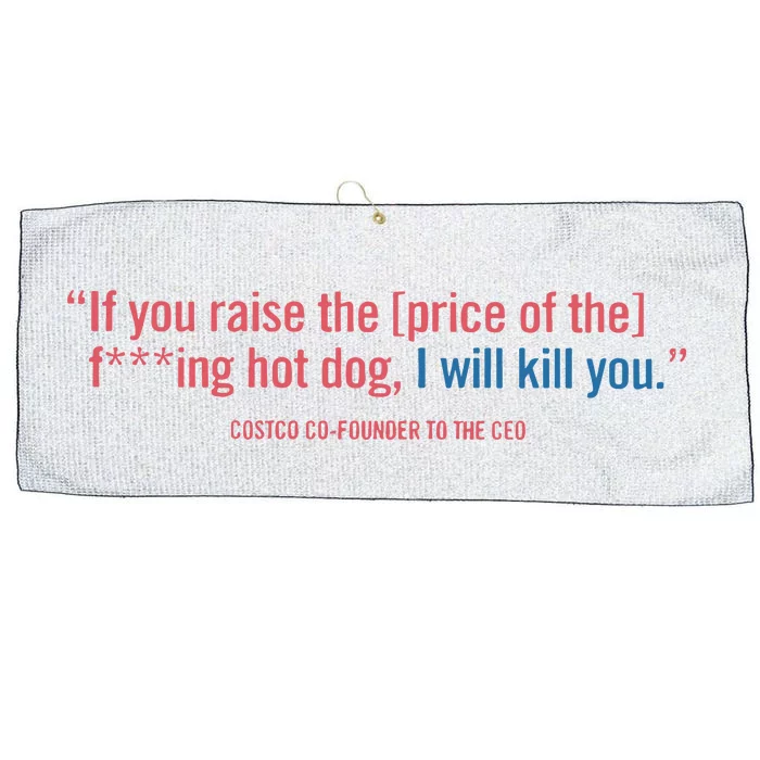 I Got That Dog In Me Costco Hot Dog Large Microfiber Waffle Golf Towel