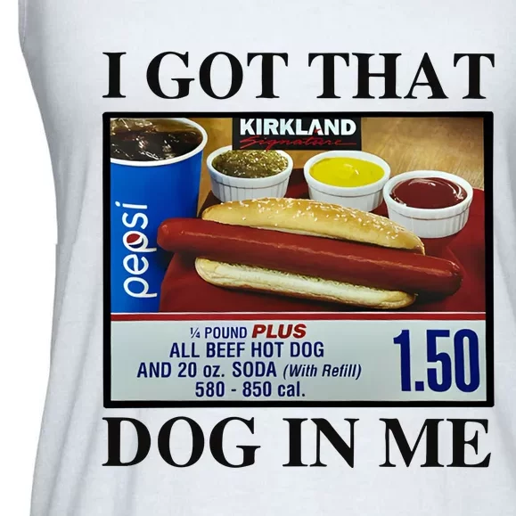 I Got That Dog In Me Costco Hot Dog Ladies Essential Flowy Tank