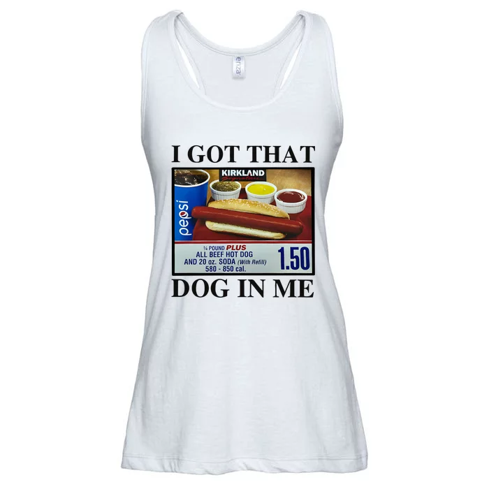 I Got That Dog In Me Costco Hot Dog Ladies Essential Flowy Tank