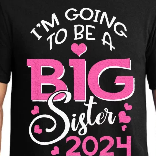 Im Going To Be A Big Sister 2024 Pregnancy Announcement Pajama Set