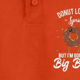 I'm Going To Be A Big Brother Birth Baby Announcement Donut Dry Zone Grid Performance Polo