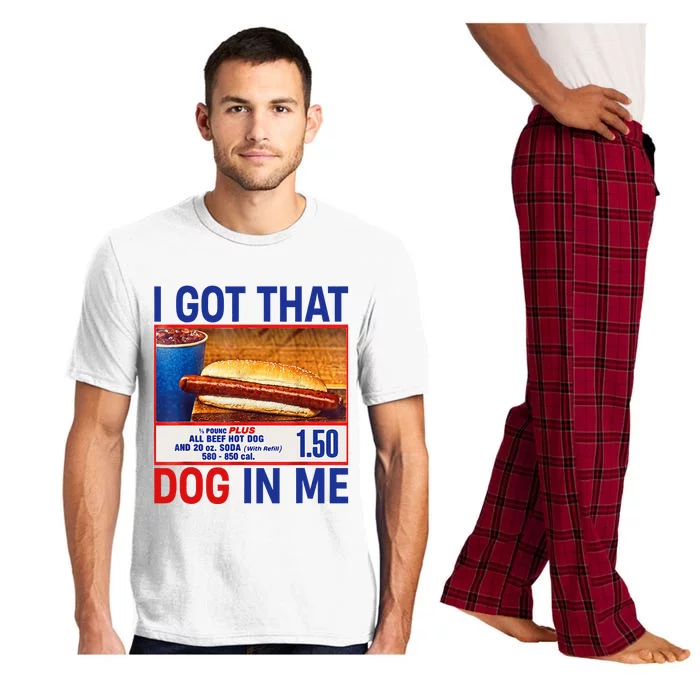 I Got That Dog In Me Funny Hotdogs Combo 4th Of July Dad Mom Pajama Set