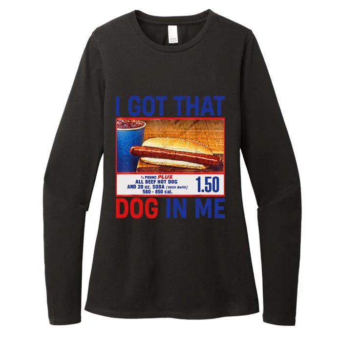 I Got That Dog In Me Funny Hotdogs Combo 4th Of July Dad Mom Womens CVC Long Sleeve Shirt