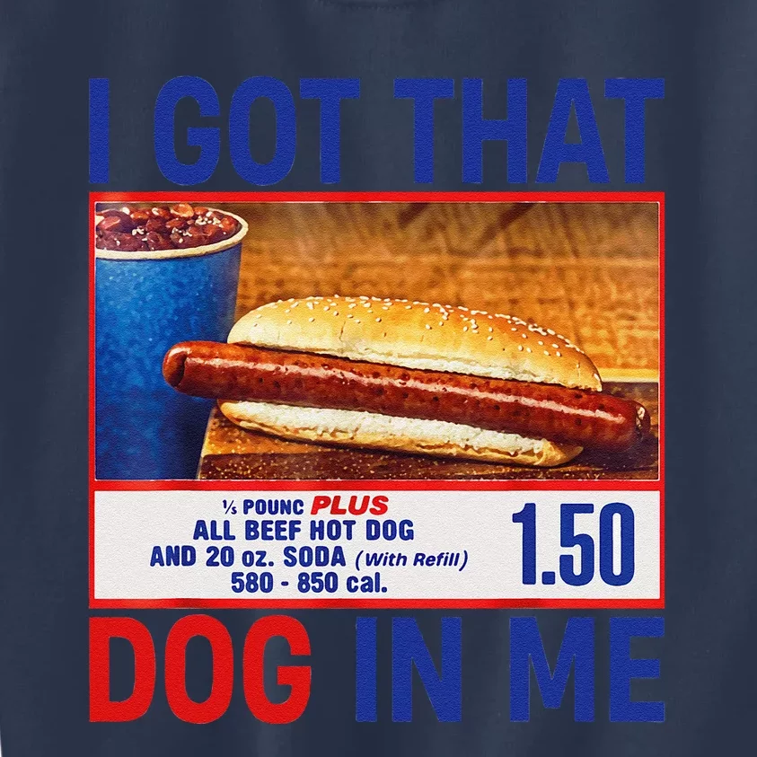 I Got That Dog In Me Funny Hotdogs Combo 4th Of July Dad Mom Kids Sweatshirt