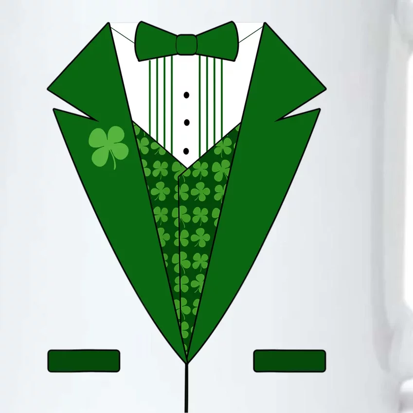 Irish Green Tuxedo Shamrock Saint Patricks Day Boy Black Color Changing Mug