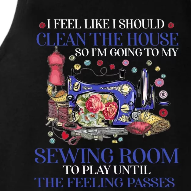 Im Going To My Sewing Room Perfect Tee For Sewing Lovers Cute Gift Ladies Tri-Blend Wicking Tank