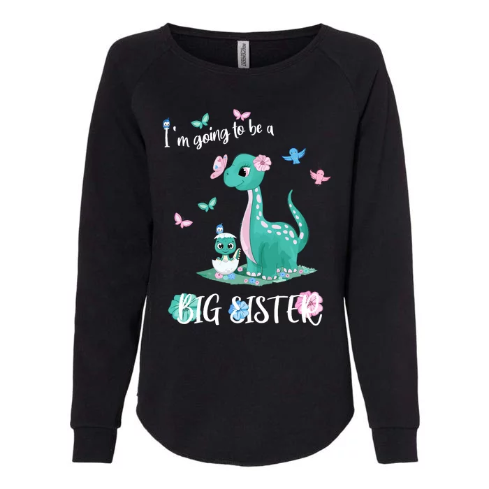 IM Going To Be A Big Sister 2024 Announcing Pregnancy Womens California Wash Sweatshirt