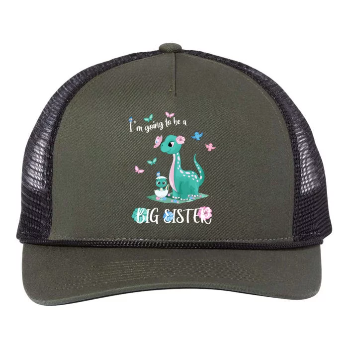 IM Going To Be A Big Sister 2024 Announcing Pregnancy Retro Rope Trucker Hat Cap