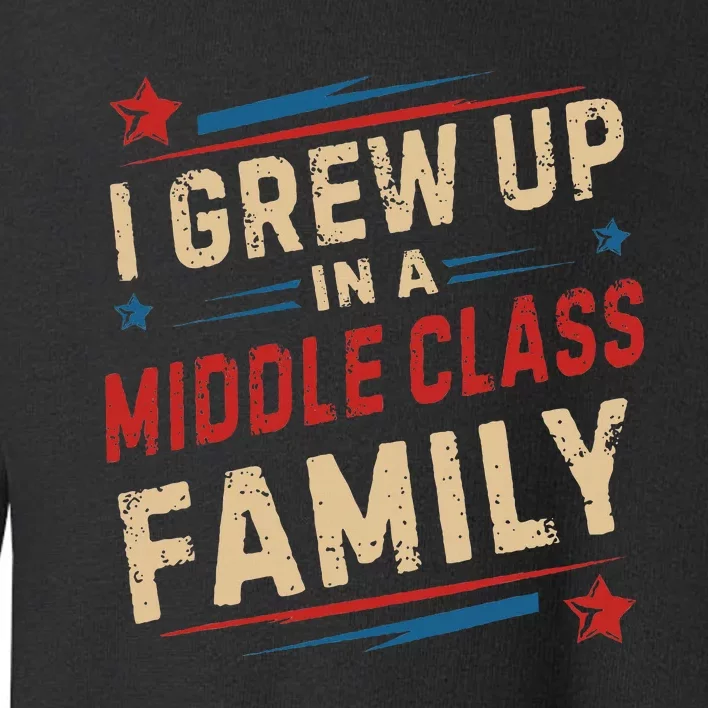 I Grew Up In A Middle Class Family Kamala Harris Answers All Toddler Sweatshirt