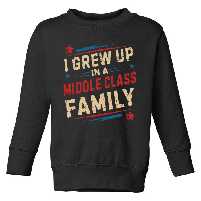 I Grew Up In A Middle Class Family Kamala Harris Answers All Toddler Sweatshirt