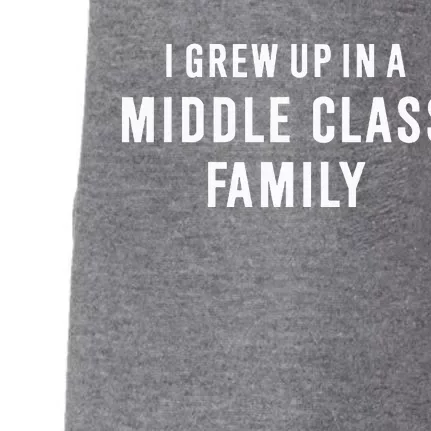 I Grew Up In A Middle Class Family Doggie 3-End Fleece Hoodie