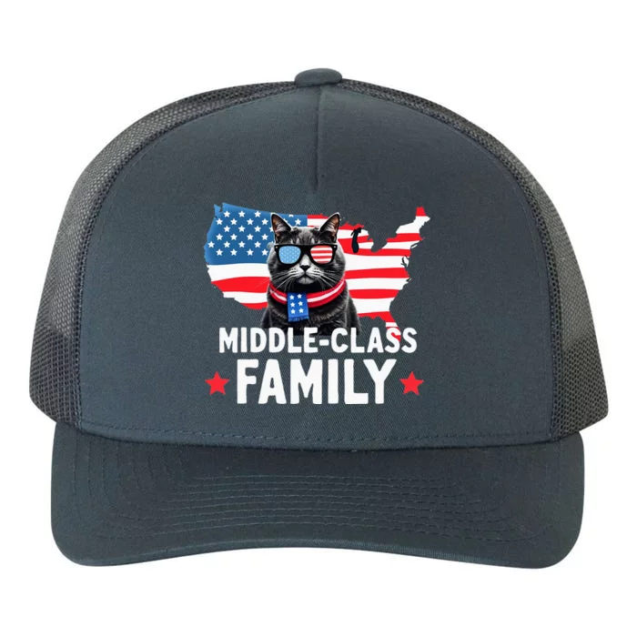 I Grew Up In A Middle Class Family Kamala Harris 2024 Yupoong Adult 5-Panel Trucker Hat