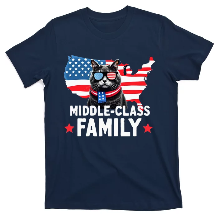 I Grew Up In A Middle Class Family Kamala Harris 2024 T-Shirt