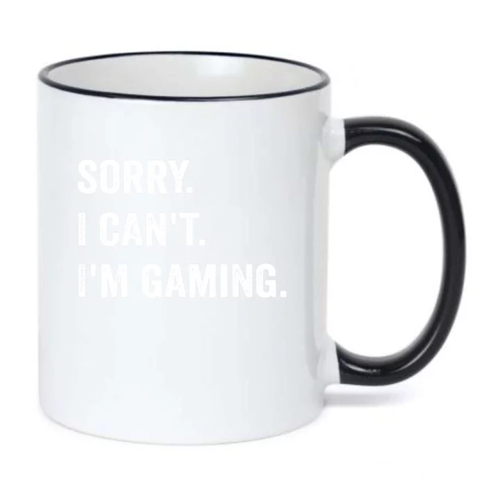 I'm Gaming Video Games Funny Gamer Gift For Teen Black Color Changing Mug