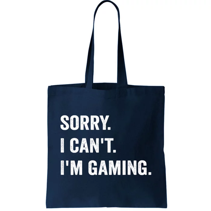 I'm Gaming Video Games Funny Gamer Gift For Teen Tote Bag