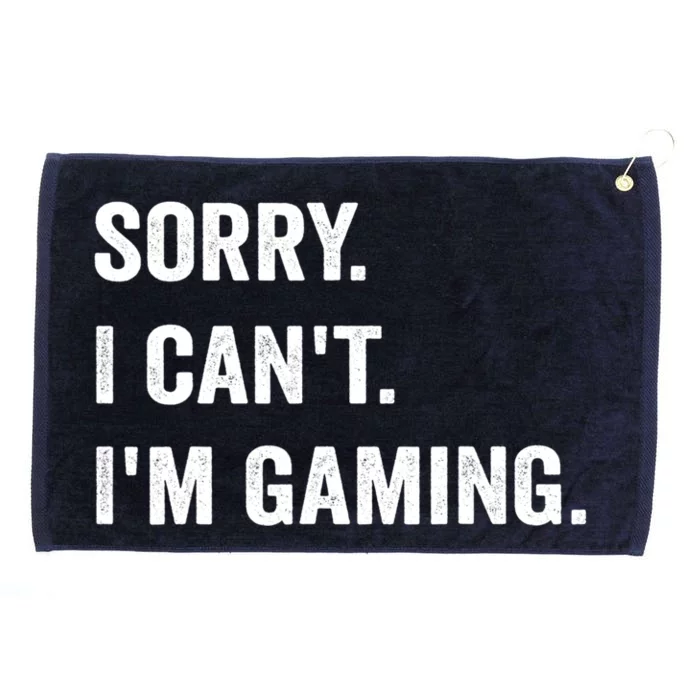 I'm Gaming Video Games Funny Gamer Gift For Teen Grommeted Golf Towel